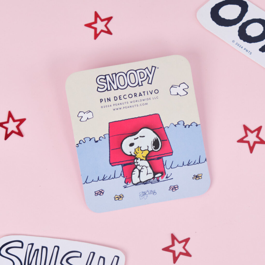 Pin Snoopy - Hojas