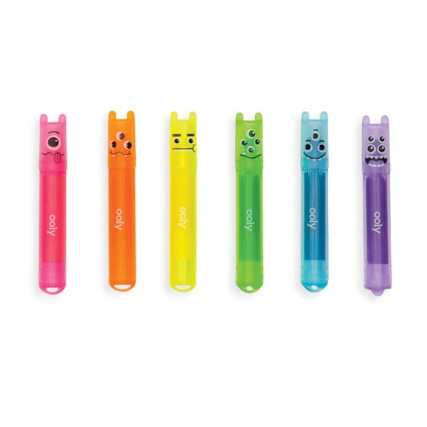 Mini Resaltador Monsters x6