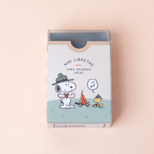 Mini Libretas x3 Snoopy Camp